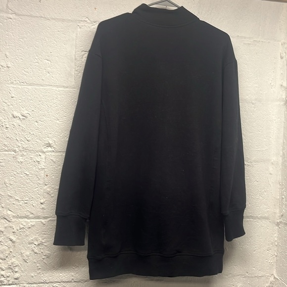 Athleta Girl Retroactive Half Zip sz XXL/16 black - Picture 7 of 9